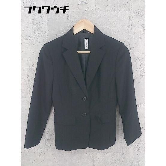◇ COMME CA ISM コムサイズム 2B 長袖 テーラード ジャケット Mサイズ ブラック レディース 【中古】 【1002798943841】