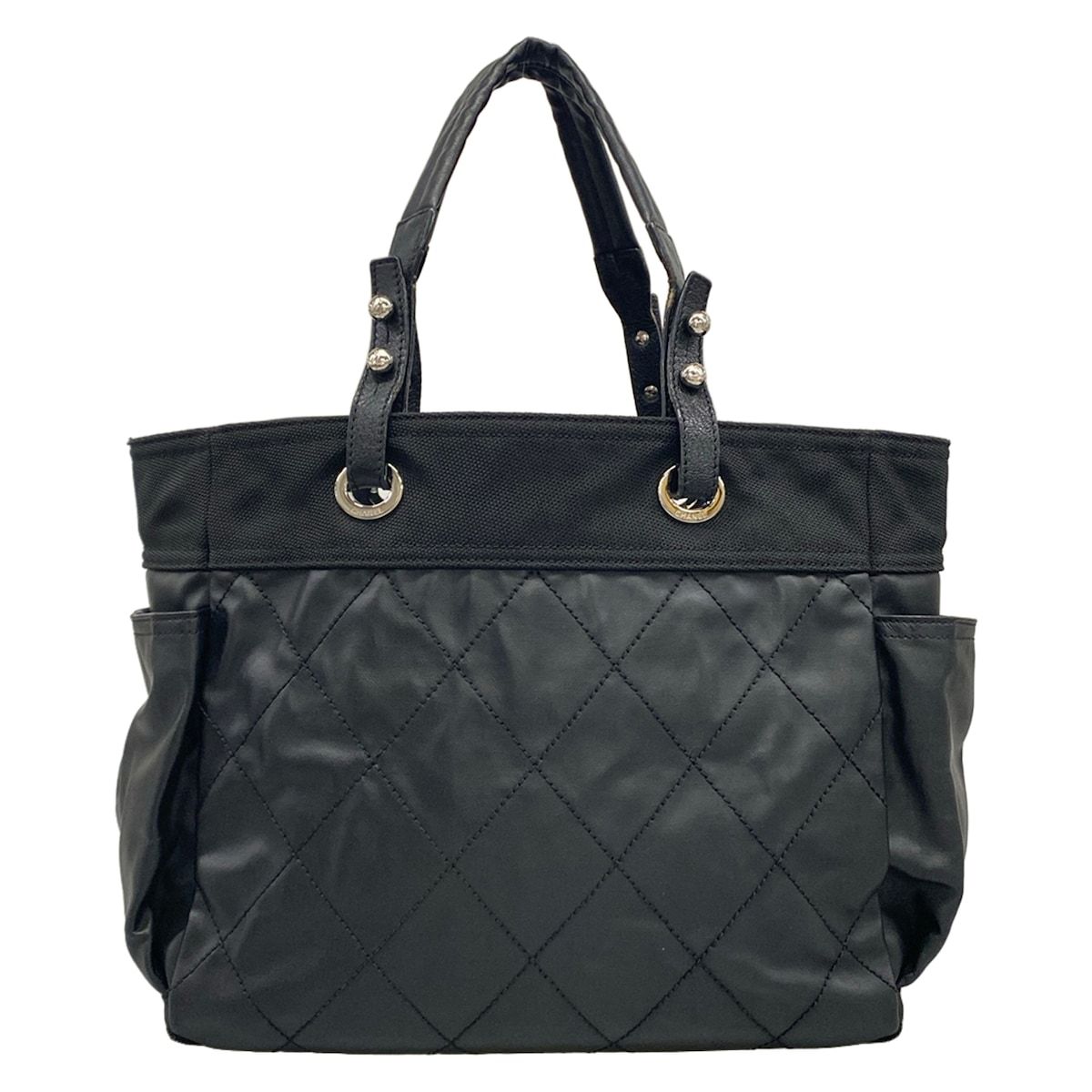 CHANEL(シャネル) トートバッグ パリビアリッツトートGM A34210 黒 