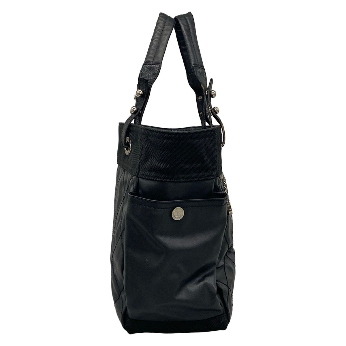CHANEL(シャネル) トートバッグ パリビアリッツトートGM A34210 黒