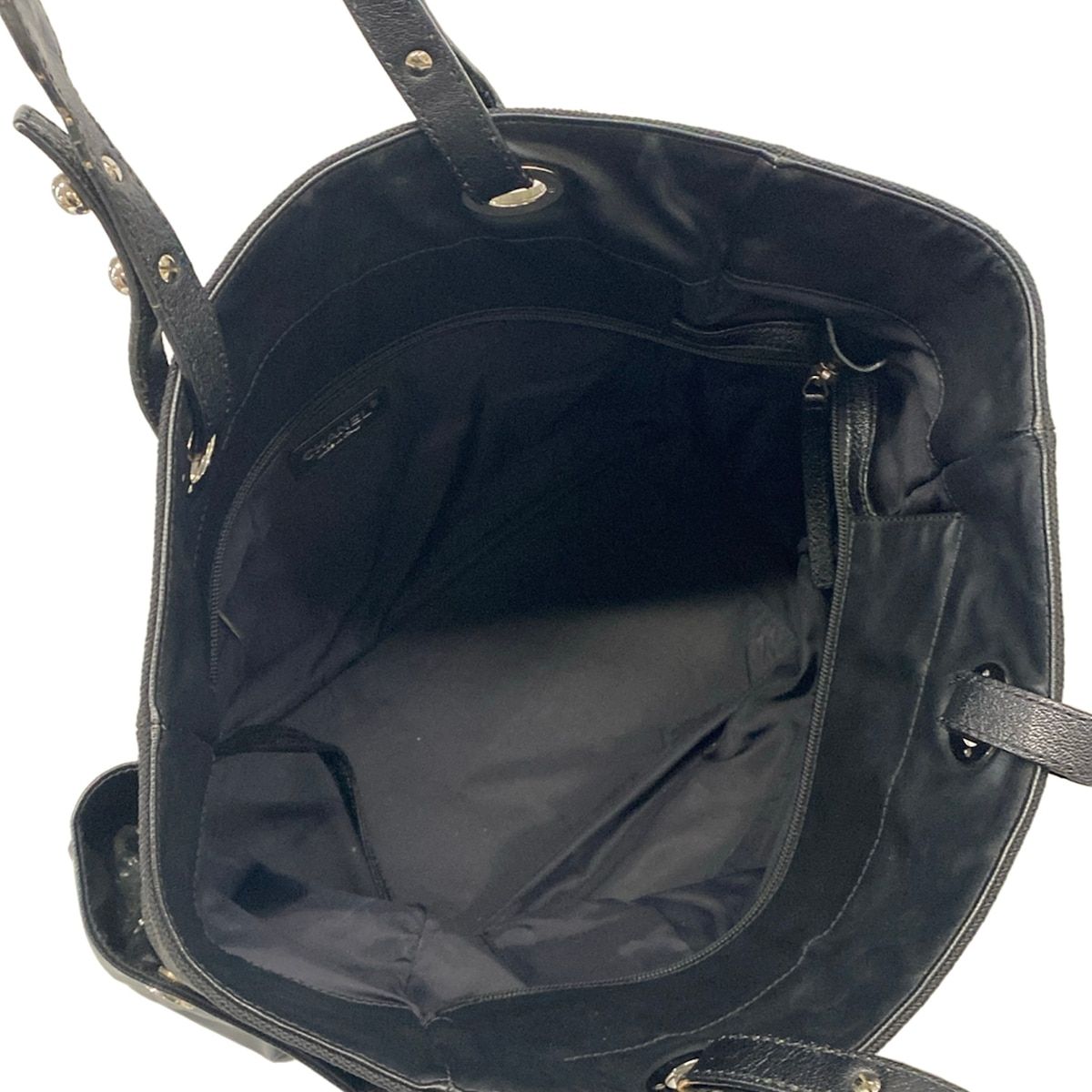 CHANEL(シャネル) トートバッグ パリビアリッツトートGM A34210 黒 