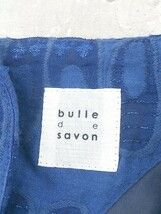 ◇ bulle de savon ビュルデサボン 総柄 フレンチスリーブ ミニ ワンピース F ブルー * 【1002799072038】 ◇ bulle de savon ビュルデサボン 総柄 フレンチスリーブ ミニ ワンピース F ブルー * 【1002799072038】