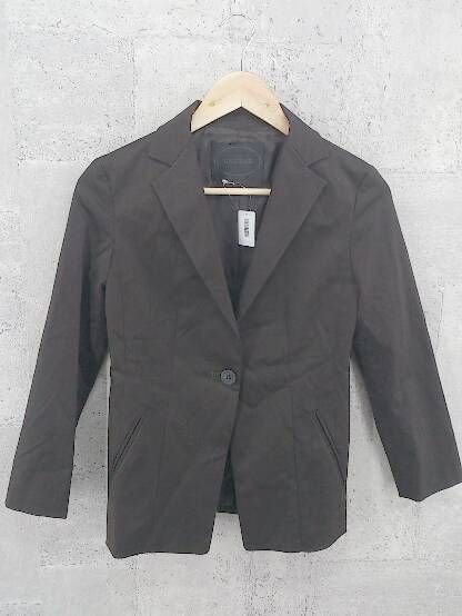 ◇ UNTITLED アンタイトル 1B 長袖 テーラード ジャケット 1 ダークブラウン * 1002799216661 【中古】 【1002799216661】