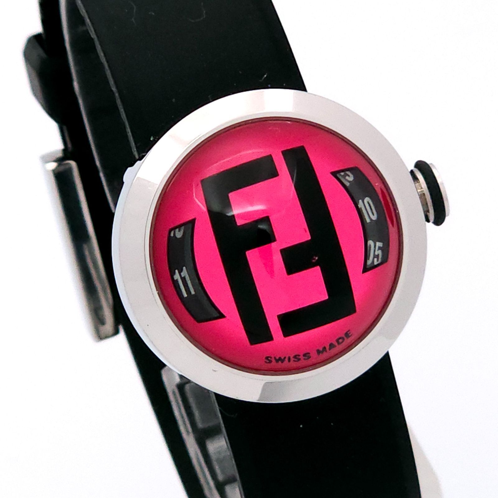 FENDI フェンディ ブースラ 8010L QZ 動作品 ピンク