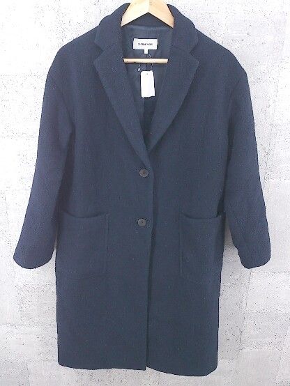 ■ GLOBAL WORK グローバルワーク 長袖 チェスターコート L ネイビー * 1002799319010 【中古】 【1002799319010】