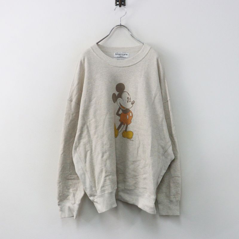 ハグオーワー✖️アメリカーナ　ミッキーマウストレーナー 美品 ハグオーワー Hug o war x アメリカーナ Americana コラボ