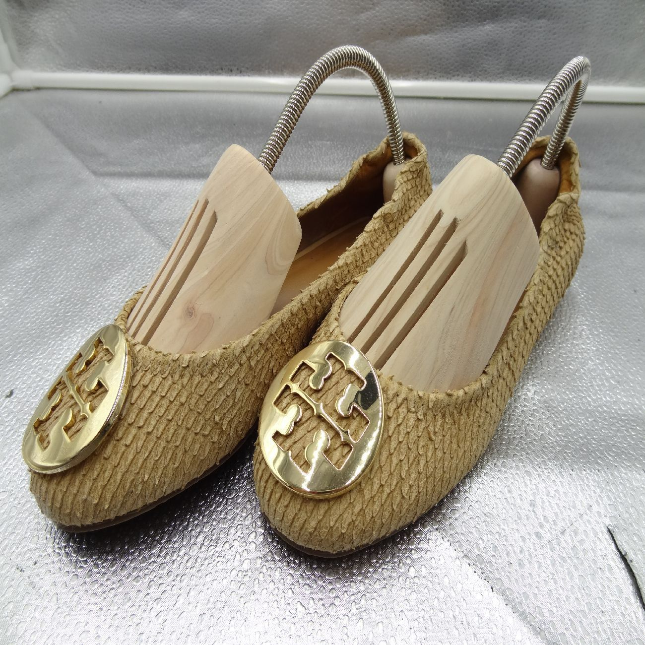 トリ―バーチ ToryBurch フラットシューズ バレエシューズ ロゴ