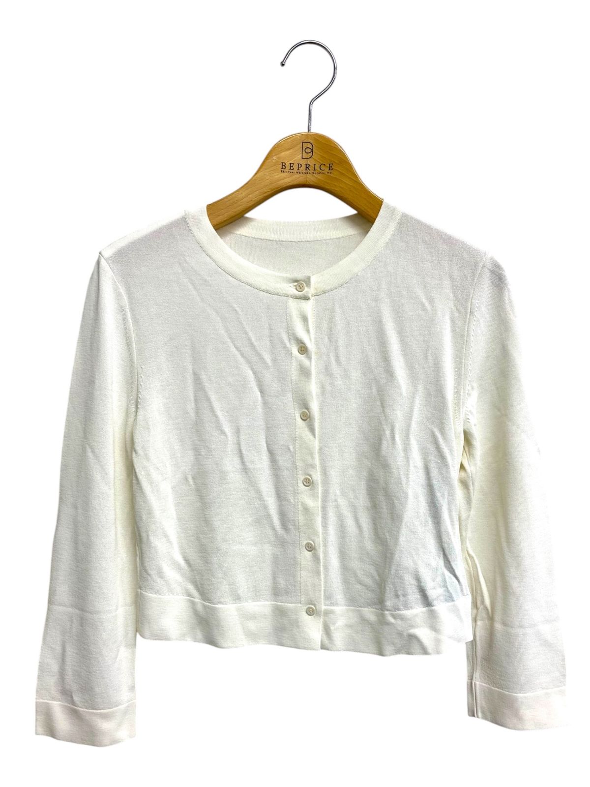 フォクシーブティック Cardigan Upper Standard 36823 カーディガン 38 ホワイト 2021年増産品 ITKU8KRBAY3G