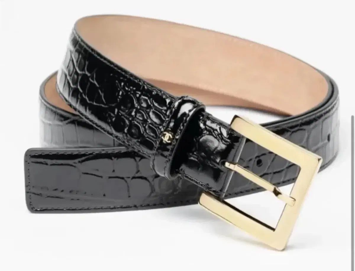 CHANEL シャネル クロコダイルエンボス GOLDメタル ベルト 未開封