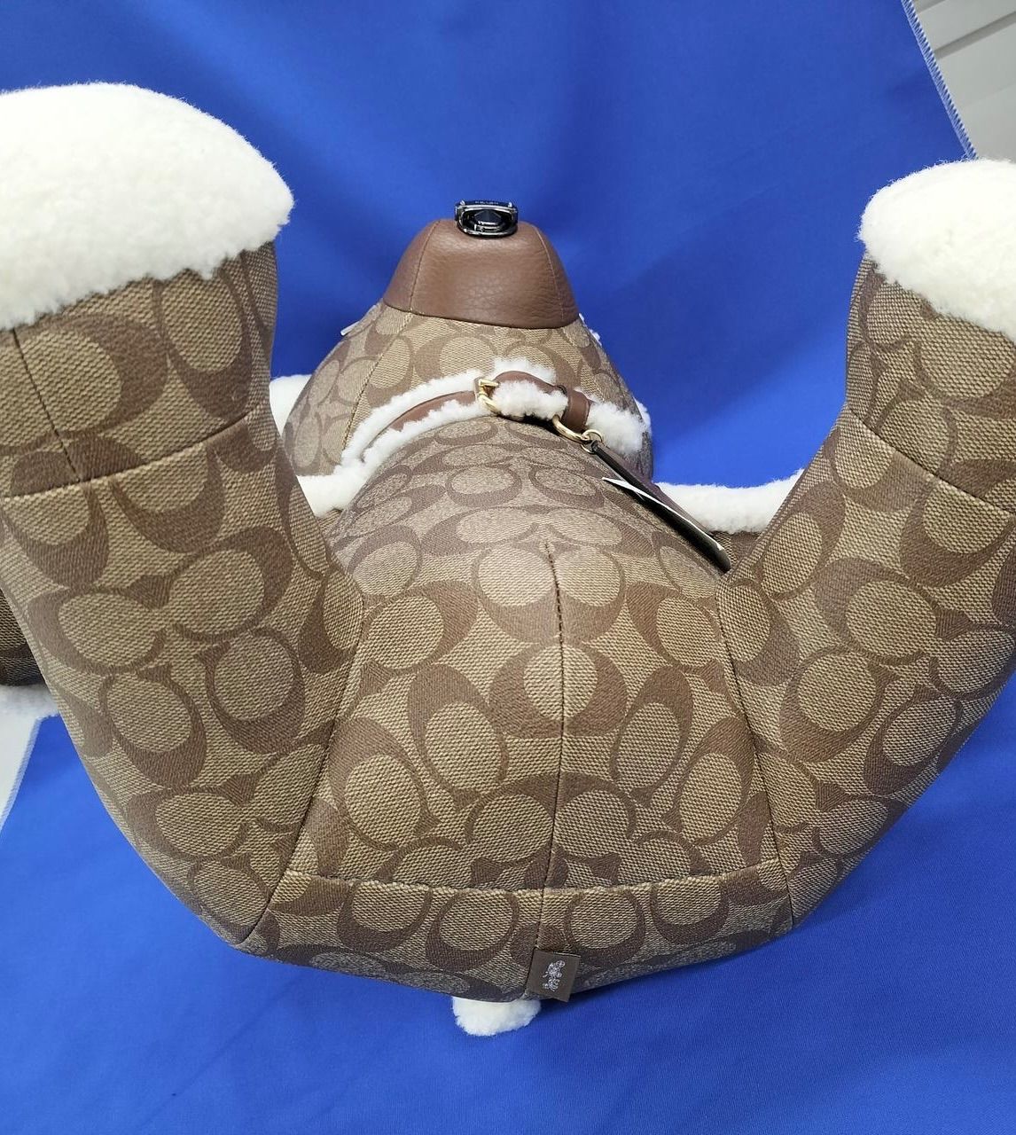 COACH シグネチャー テディベア ぬいぐるみ ブラウン コーチ くま