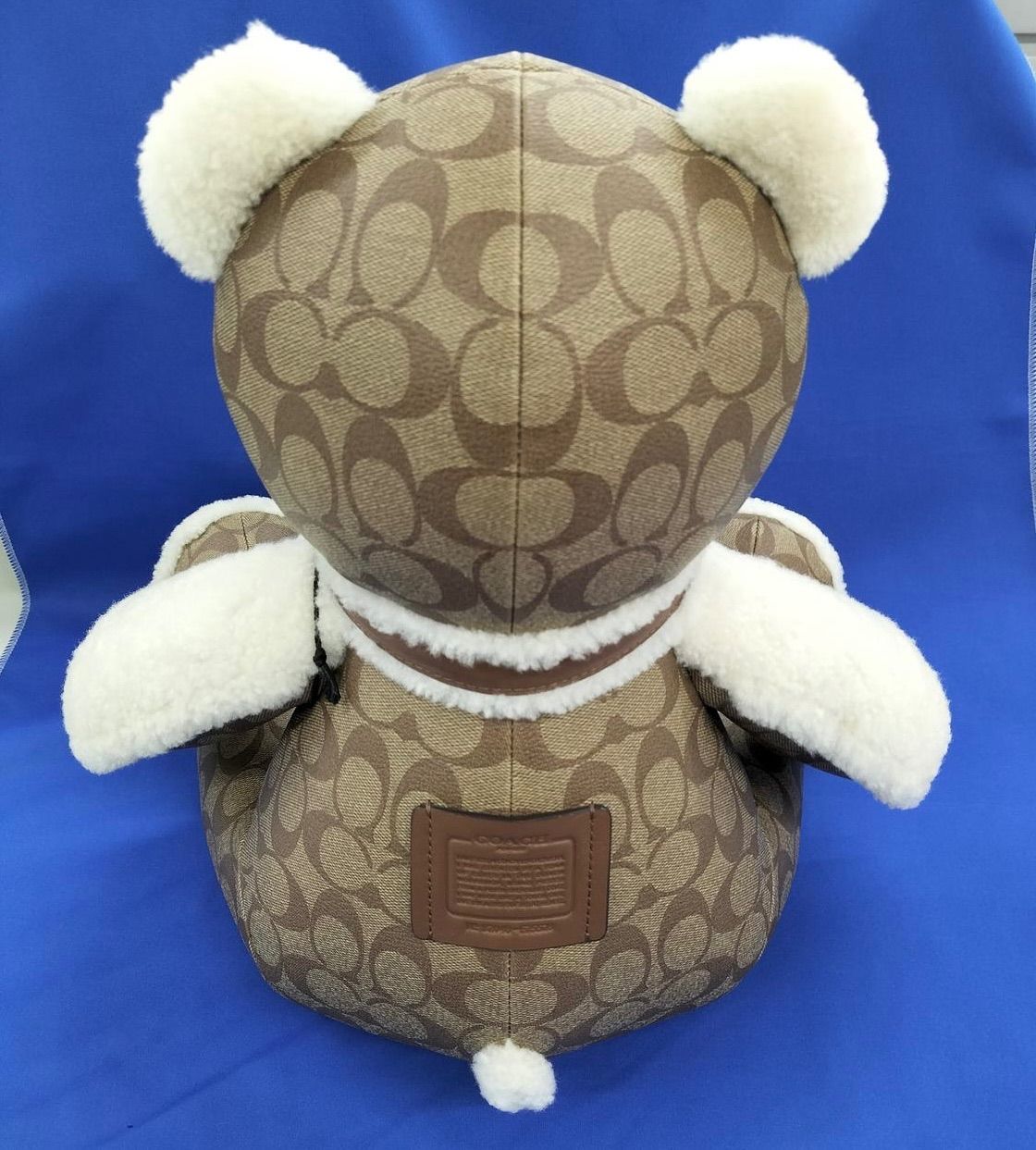 COACH シグネチャー テディベア ぬいぐるみ ブラウン コーチ くま