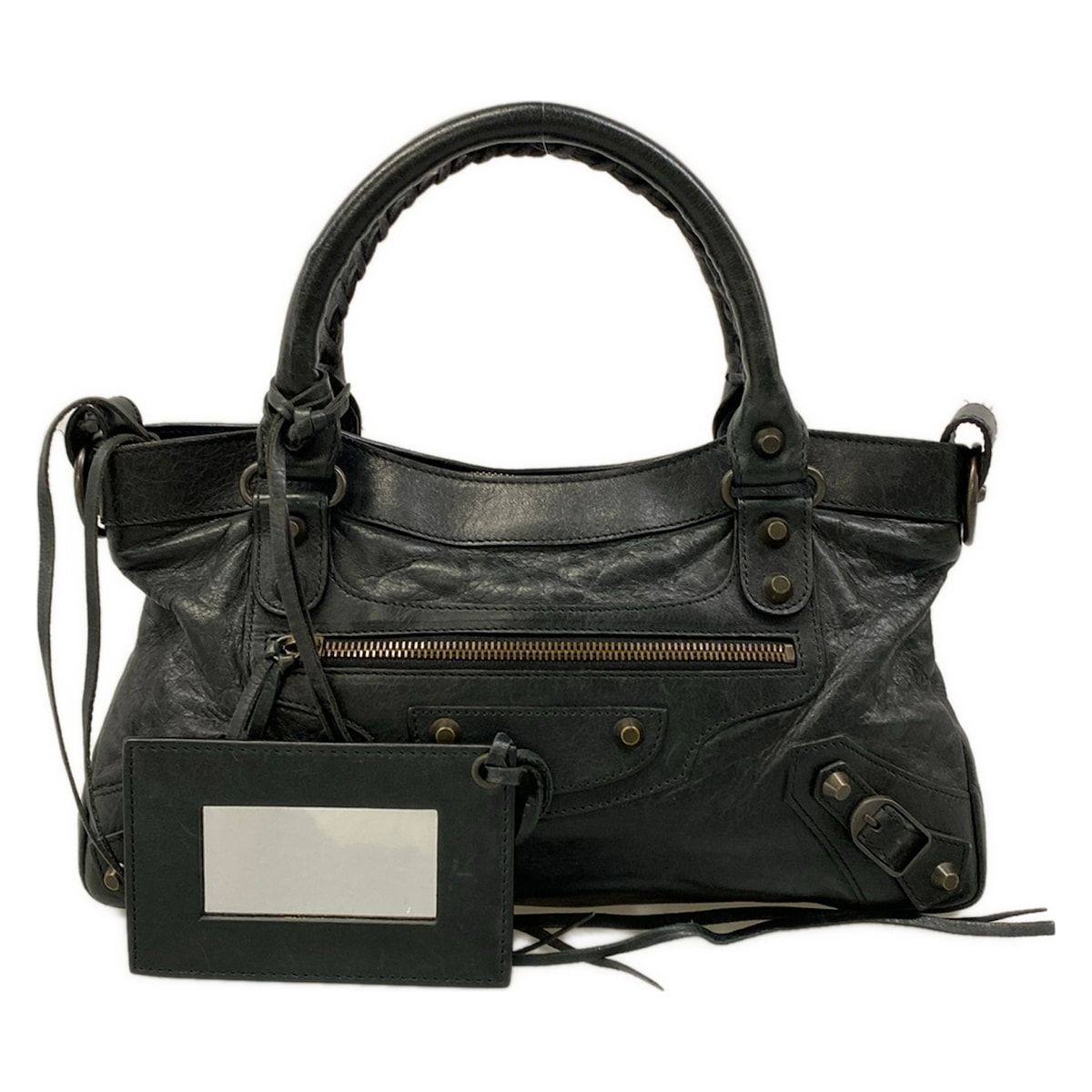 BALENCIAGA(バレンシアガ) ハンドバッグ ザ・ファースト 103208 黒 レザー の商品写真