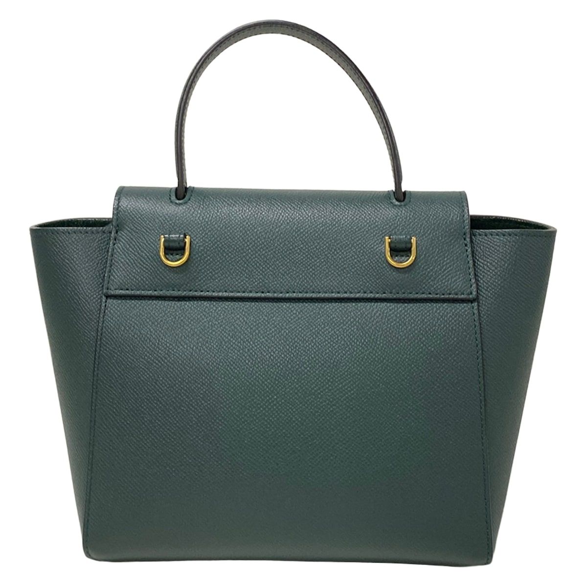 CELINE(セリーヌ) ハンドバッグ美品 ベルトバッグナノ ダークグリーン 