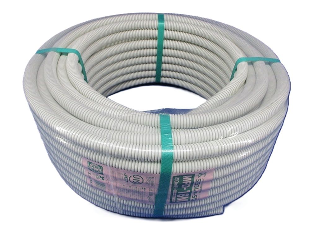 ミラフレキＳＤ(ＰＦカン) 50ｍ巻 ミルキーホワイトＤ色 MFD-16M