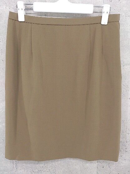 ◇ Leilian レリアン 膝丈 台形 スカート 13 ブラウン系 * 1002799878265 【中古】 【1002799878265】 11,087円