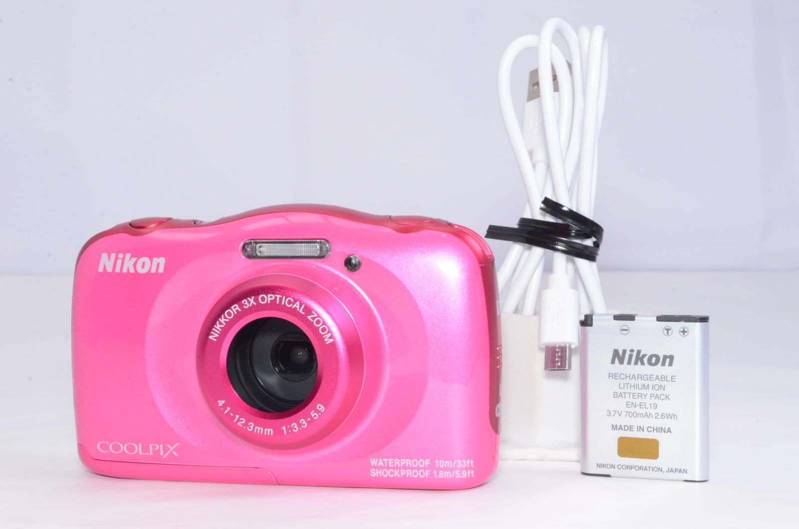 Nikon デジタルカメラ COOLPIX W100 防水 W100PK クールピクス ピンク