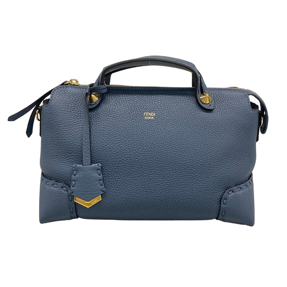 FENDI(フェンディ) ハンドバッグ美品 バイザウェイ ミディアム/セレリア 8BL146 ブルー レザー