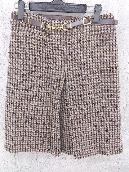 ◇ 自由区 ジユウク ラメ 膝丈 タイト スカート 38 ベージュ系 * 1002799911092 【中古】 【1002799911092】 の商品写真