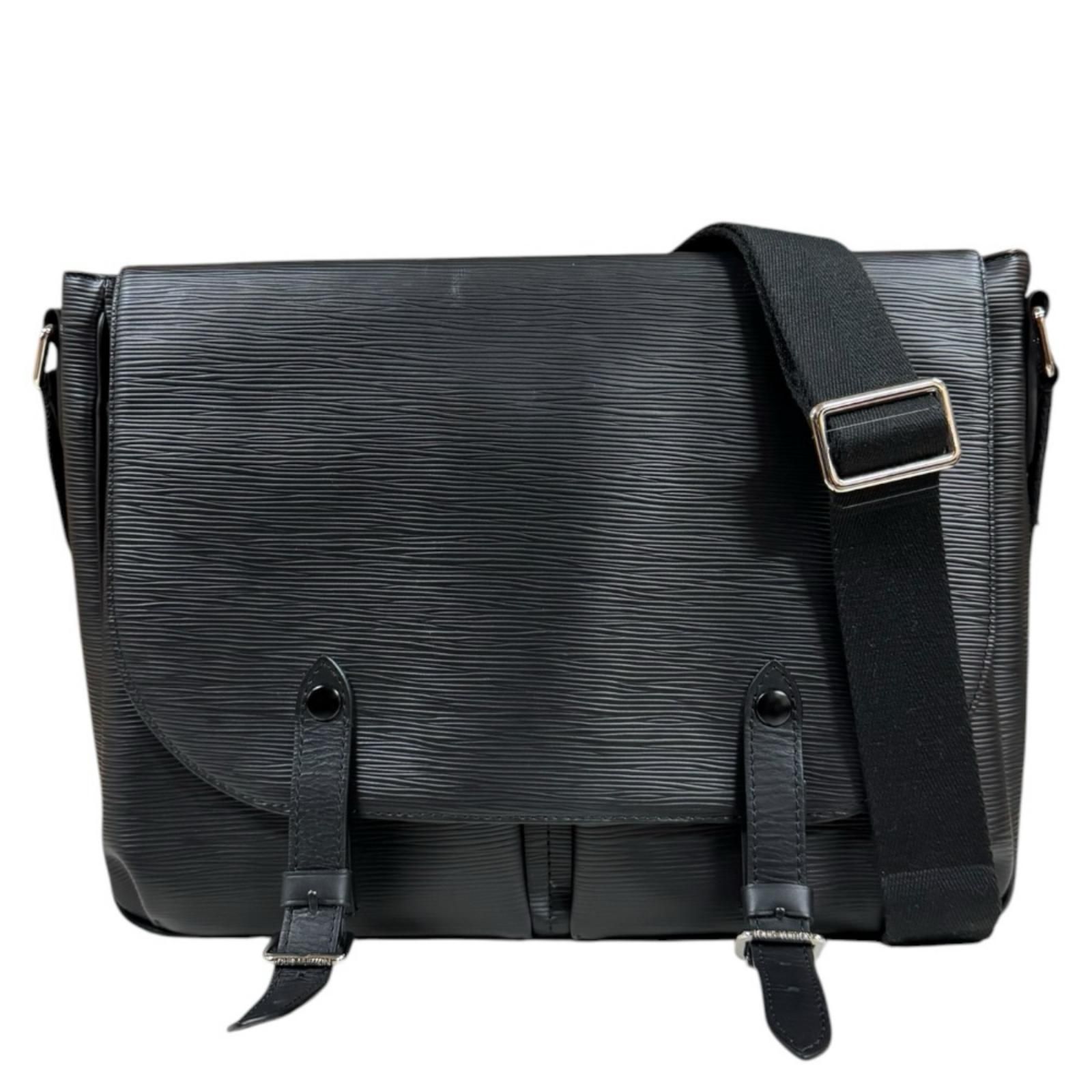 ルイヴィトン クリストファー メッセンジャー エピ ショルダーバッグ エピレザー M58834 ブラック メンズ LOUIS VUITTON 中古 ルイヴィトン ルイ ヴィトン