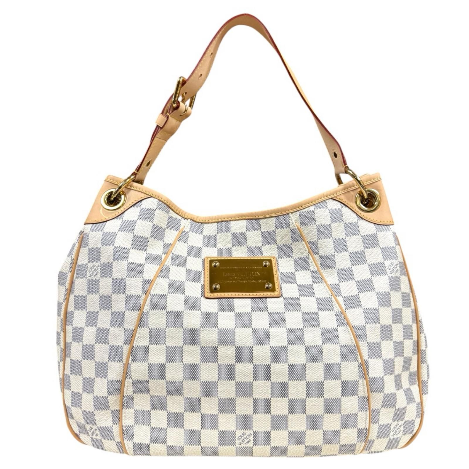 ルイヴィトン ガリエラPM ダミエアズール ショルダーバッグ ダミエアズールキャンバス N55215 ホワイト レディース LOUIS VUITTON 中古 ルイヴィトン ルイ ヴィトン