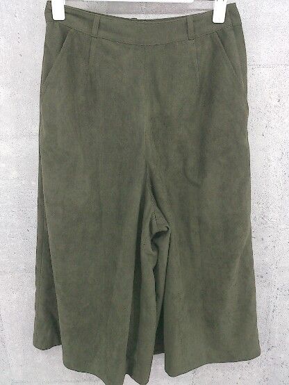 ◇ TORRAZZO DONNA トラッゾドンナ ワイド パンツ グリーン * 1002799980715 【中古】 【1002799980715】