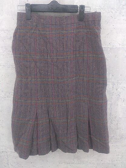 ◇ DAKS ダックス ロング スカート 63-90 ブラウン * 1002799991308 【中古】 【1002799991308】