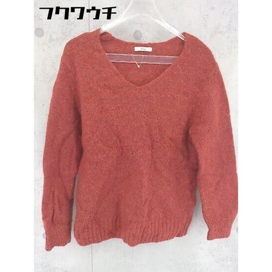 ◇ IENA イエナ 長袖 ニット セーター レッド系 レディース 【中古】 【1103010001681】