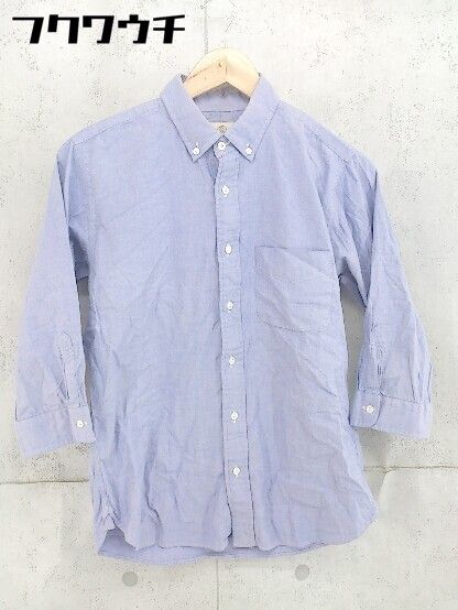◇ ◎ BEAUTY & YOUTH ビューティアンドユース UNITED ARROWS ボタンダウン BD 長袖 シャツ サイズM ライトブルー メンズ 【中古】 【1103030004433】