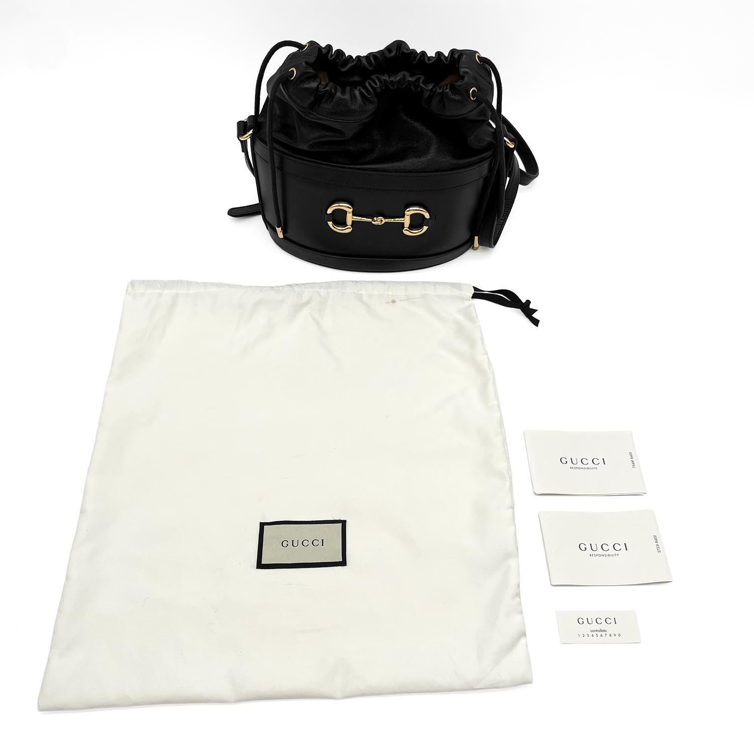GUCCI グッチ ホースビット 1955 バケット 巾着 ショルダーバッグ