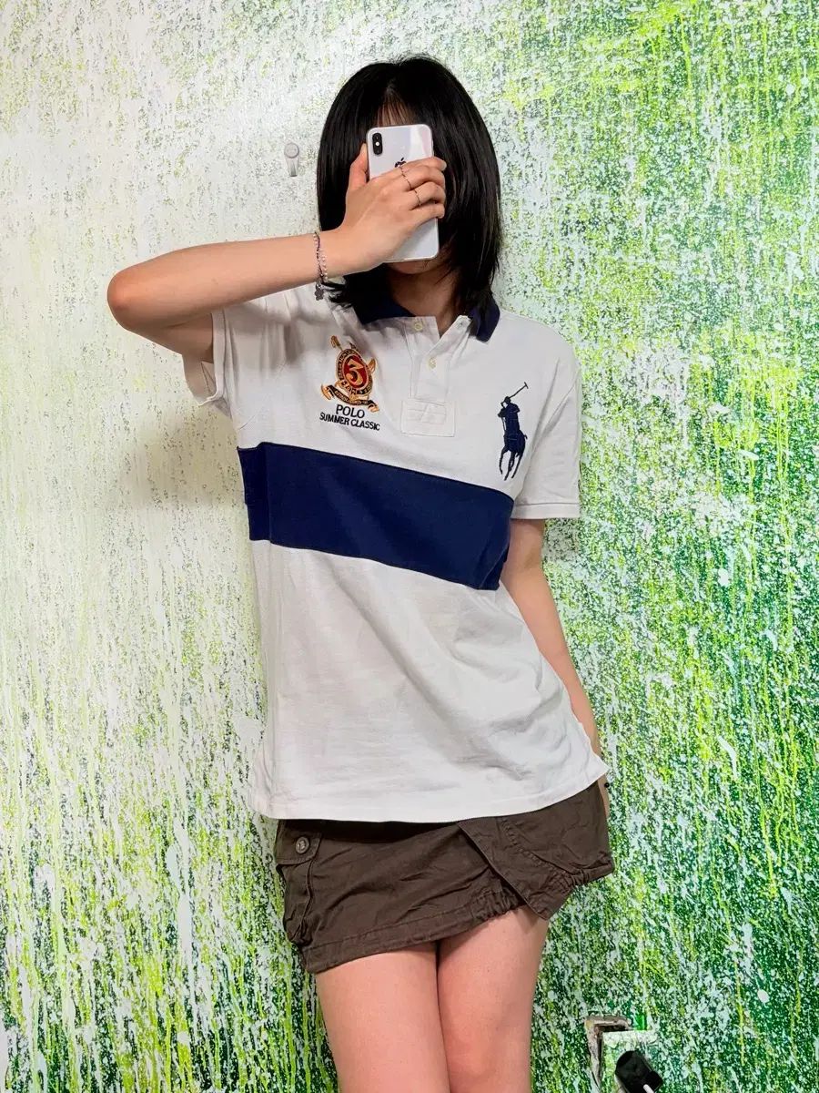 ポロ 必須アイテム ビックポニー チーフキーフ サマー Classic 半袖 カラーTシャツ M