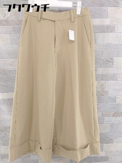 ◇ GOUT COMMUN グーコミューン ストレッチ ロールアップ パンツ サイズ38 ベージュ系 レディース 【中古】 【1104020005768】