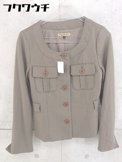 ◇ PROPORTION BODY DRESSING プロポーションボディドレッシング 長袖 ジャケット サイズ2 グレージュ系 レディース 【中古】 【1104020005614】