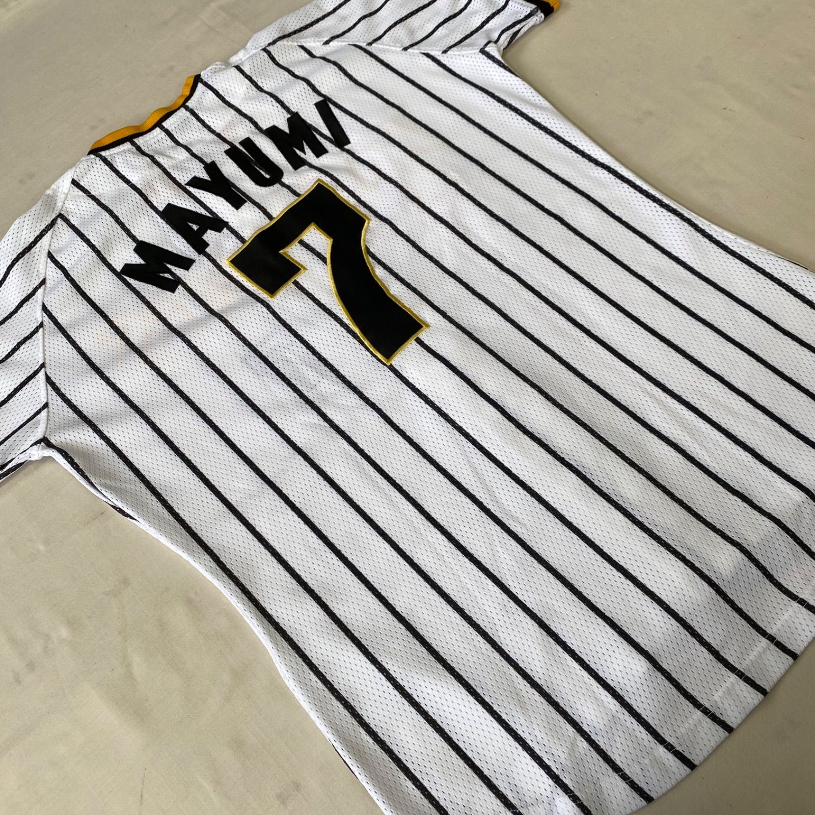 阪神タイガース　真弓明信選手ユニフォーム　未使用美品 送料無料 即決 阪神タイガース 真弓明信選手ユニフォーム 未使用美品