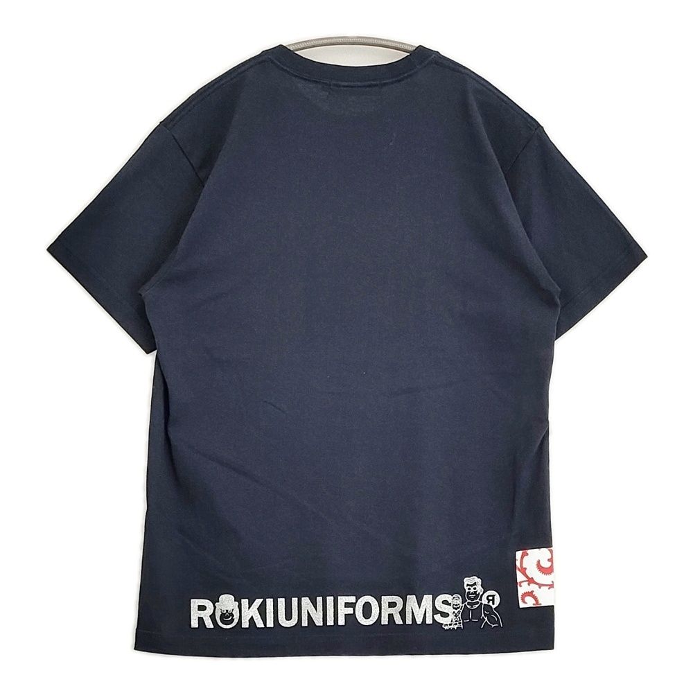 JETLINK ALEXANDER S STAND T-SHIRTS ver EX ROKI UNIFORMS 時計じかけのオレンジ ラメ 半袖Tシャツ カットソー ネイビー メンズ ジェットリンク【中古】6-0501S♪ JETLINK ALEXANDER S STAND T-SHIRTS ver EX ROKI UNIFORMS 時計じかけのオレンジ ラメ 半袖Tシャツ カットソー ネイビー メンズ ジェットリンク【中古】6-0501S♪