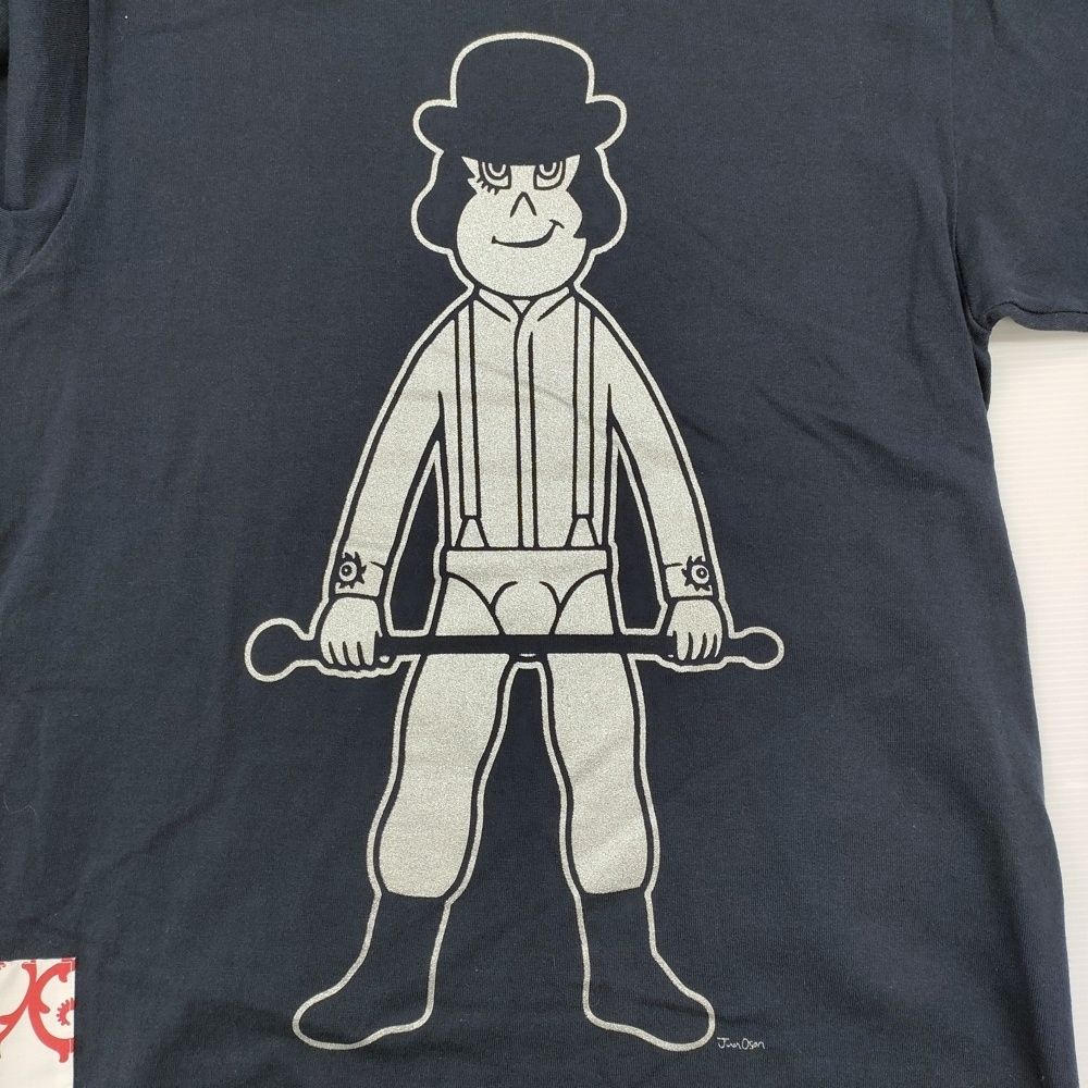 JETLINK ALEXANDER S STAND T-SHIRTS ver EX ROKI UNIFORMS 時計じかけのオレンジ ラメ 半袖Tシャツ カットソー ネイビー メンズ ジェットリンク【中古】6-0501S♪ JETLINK ALEXANDER S STAND T-SHIRTS ver EX ROKI UNIFORMS 時計じかけのオレンジ ラメ 半袖Tシャツ カットソー ネイビー メンズ ジェットリンク【中古】6-0501S♪