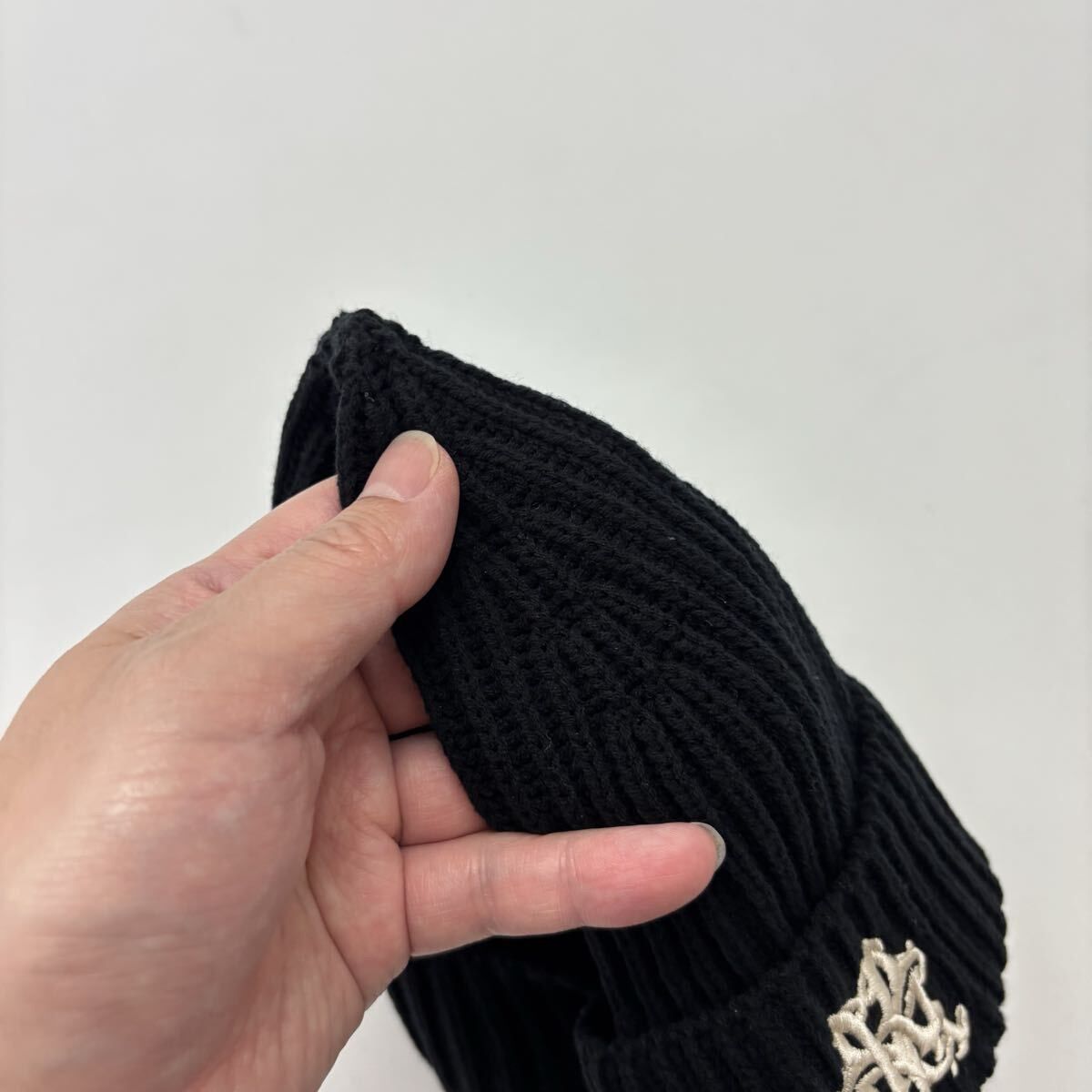 KAMIYA カミヤ x ca4la カシラ ニット キャップ KMY BEANIE BLACK