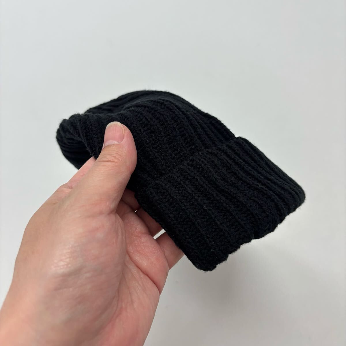 KAMIYA カミヤ x ca4la カシラ ニット キャップ KMY BEANIE BLACK