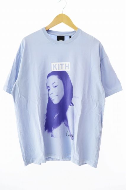 キスニューヨークシティ KITH NYC 22SS Aaliyah Back & Forth Vintage Tee アリーヤ フォト ヴィンテージ 半袖Tシャツ M ブルー ブランド古着ベクトル 中古260515