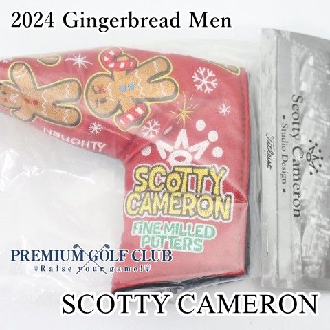 【未使用】 パターカバー スコッティキャメロン ジンジャーブレッドメン　2024 Gingerbread Men//0[1743]