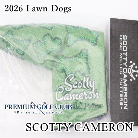 【未使用】 パターカバー スコッティキャメロン ﾗｰﾝﾄﾞｯｸﾞｽ　2026 Lawn Dogs//0[1741]