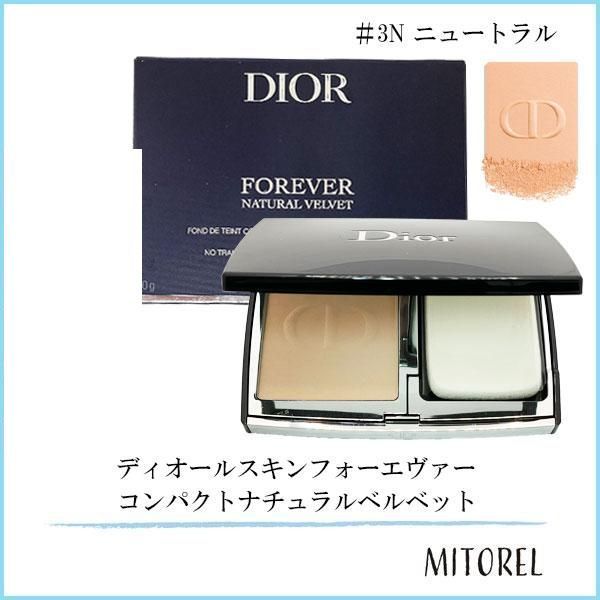 クリスチャンディオール CHRISTIAN DIOR ディオールスキンフォーエヴァーコンパクトナチュラルベルベット 10g #3N ニュートラル【ネコポス】