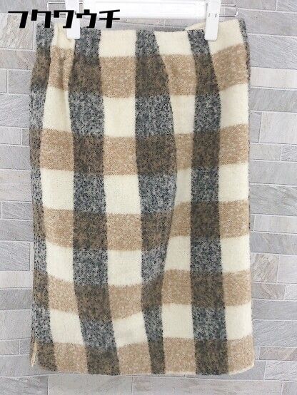 ◇ URBAN RESEARCH アーバンリサーチ 膝丈 タイト ナロー スカート サイズF ベージュ系 レディース 【中古】 【1104050008166】
