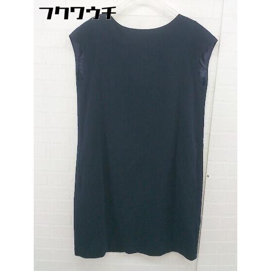 ◇ ◎ ivory court アイボリーコート タグ付 ノースリーブ ミニ ワンピース サイズF ネイビー レディース 【中古】 【1104260004262】