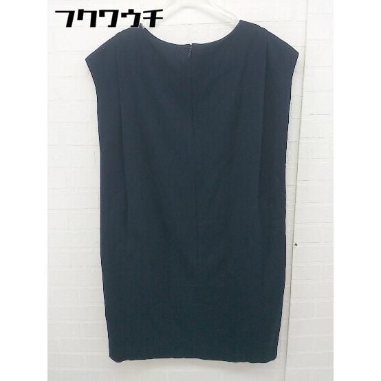 ◇ ◎ ivory court アイボリーコート タグ付 ノースリーブ ミニ ワンピース サイズF ネイビー レディース 【中古】 【1104260004262】