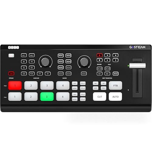 Osee GoStream Deck ビデオスイッチャー ライブプロダクションスイッチャー ポータブルマルチフォーマット ライブストリーミングビデオミキサー スイッチャーkk f651c2f6