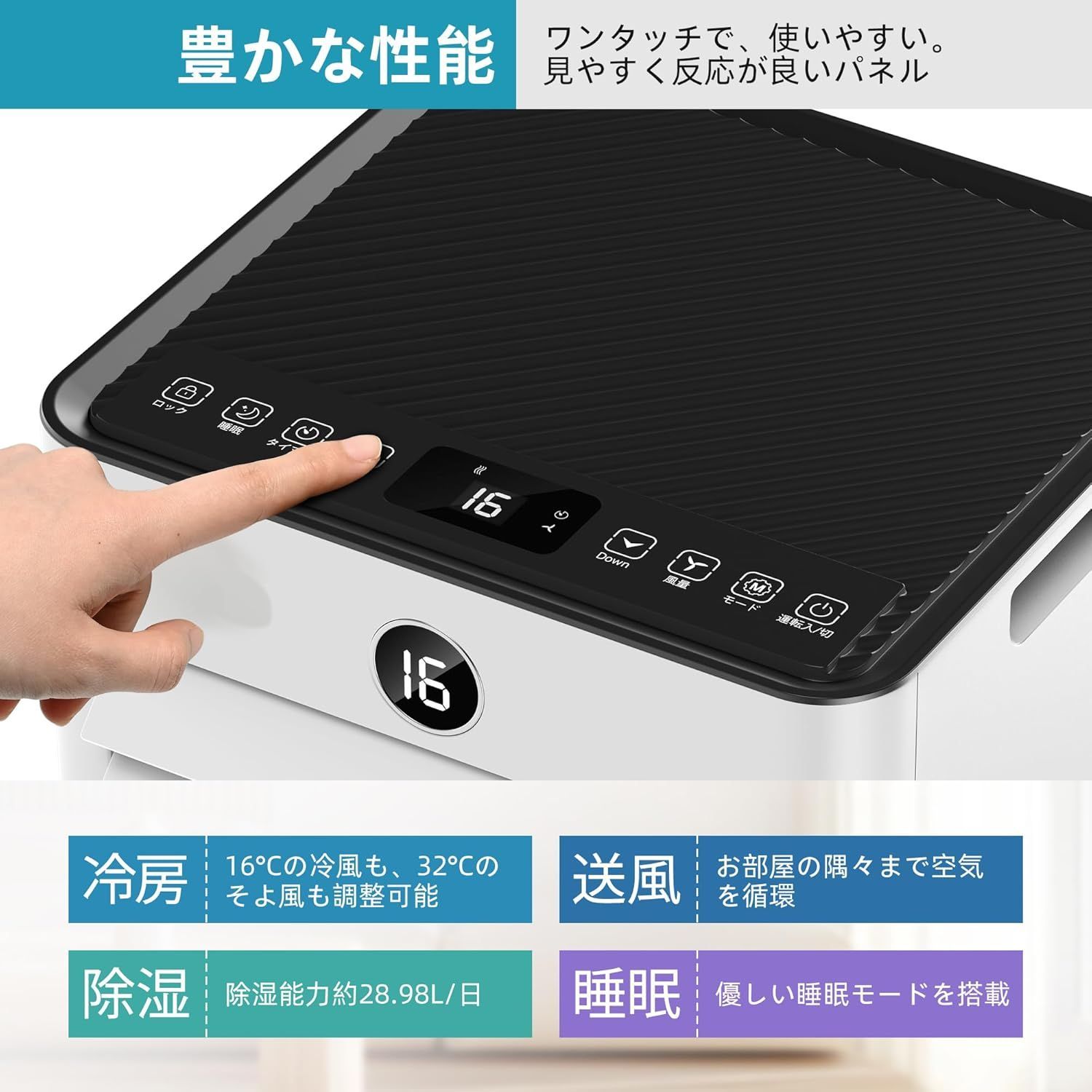 2025年美品・訳あり】EUHOMY スポットエアコン（型番：OL-A016JA26N4