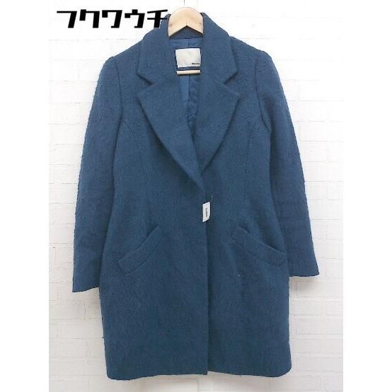 ■ MOUSSY マウジー 長袖 チェスターコート サイズ2 ネイビー レディース 【中古】 【1108230005990】