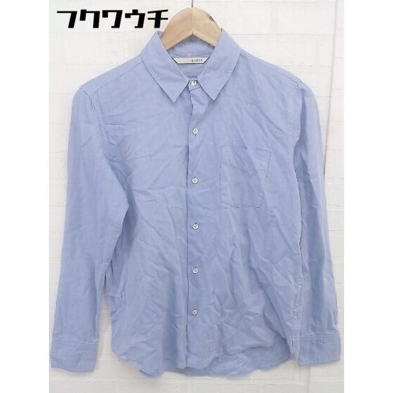 ◇ qualite カリテ Abahouse アバハウス 長袖 シャツ サイズ1 ネイビー ホワイト レディース 【中古】 【1109030010443】