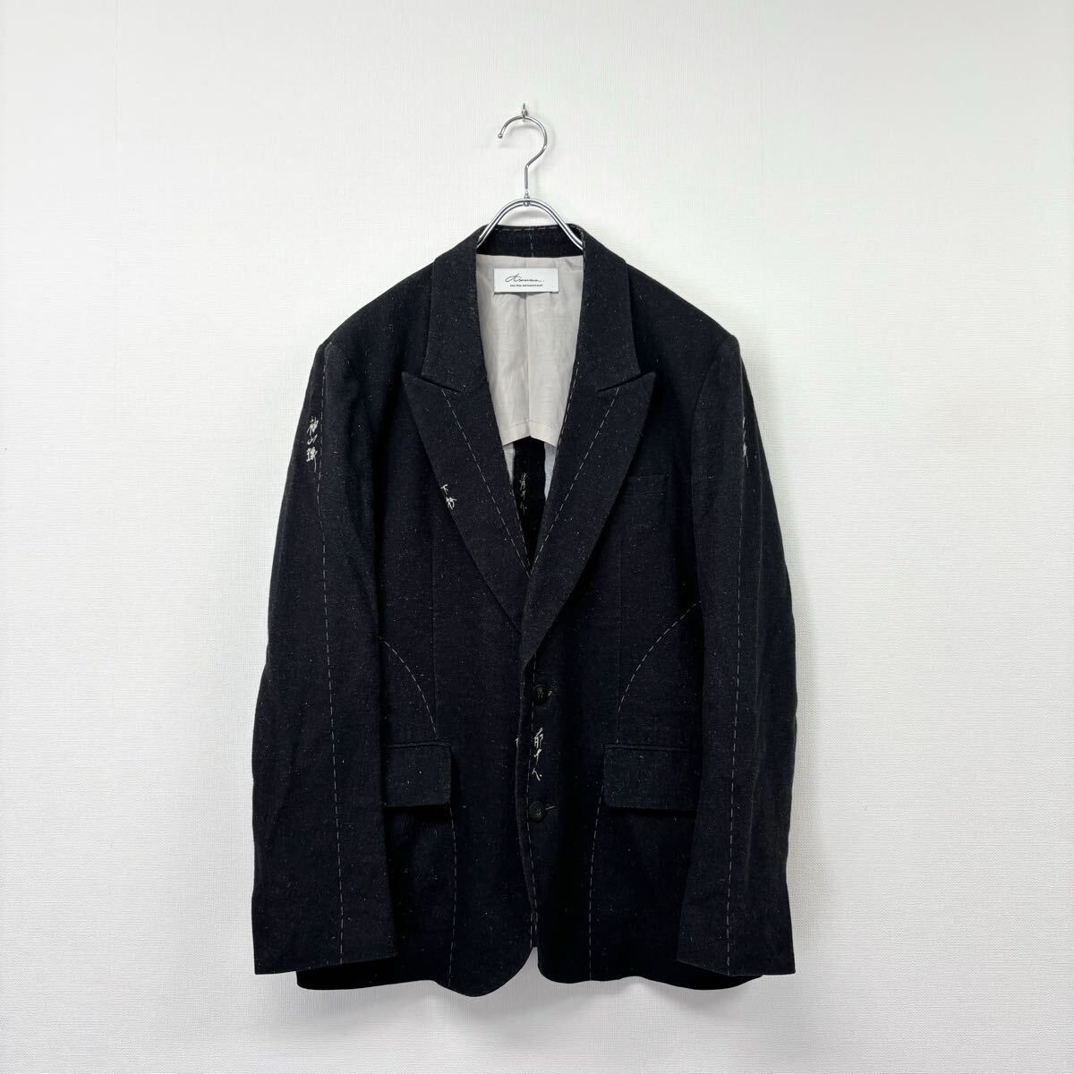 24ss 2024 AZUMA アズマ JAPONISM PATTERN JACKET ジャポニズム パターン テーラード ジャケット 24SH-JK-01 サイズ 0 805-0120