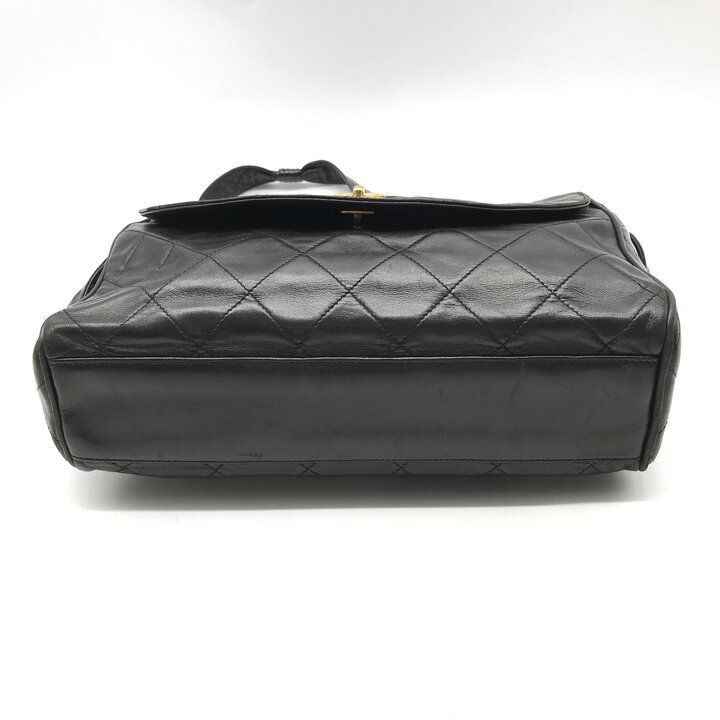 ず*ん様 CHANELココマーク マトラッセ フリンジ ラム　ショルダーバッグヴ 良品 CHANEL シャネル ココマーク マトラッセ ラムスキン レザー
