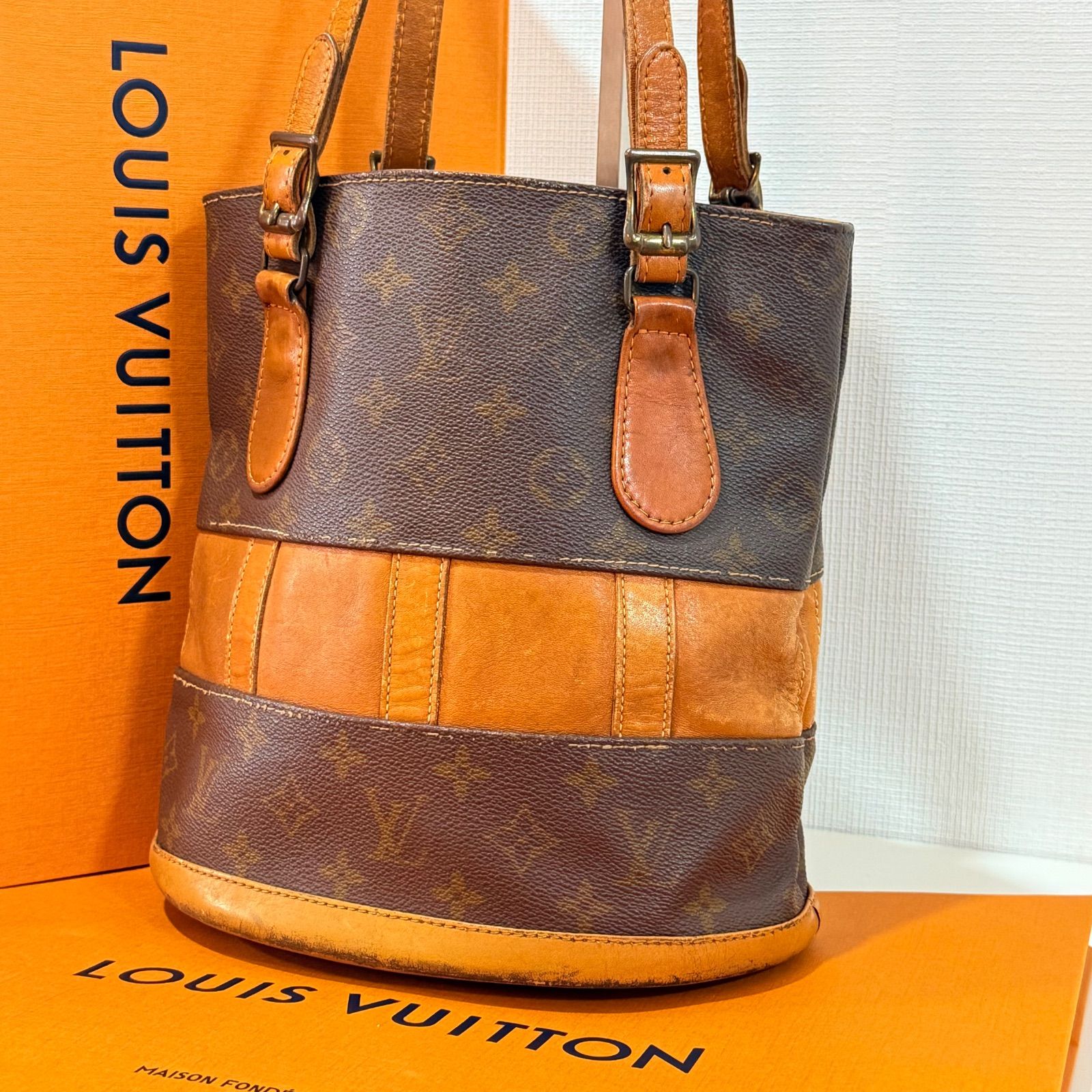 LOUIS VUITTON ルイヴィトン モノグラム バケットPM USA限定 - メルカリ